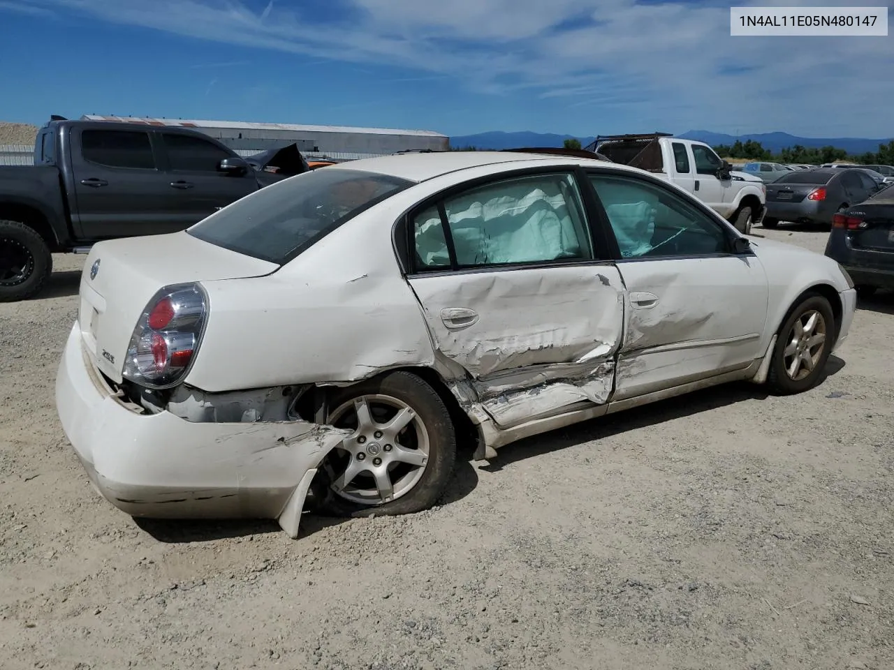 2005 Nissan Altima S VIN: 1N4AL11E05N480147 Lot: 61071554