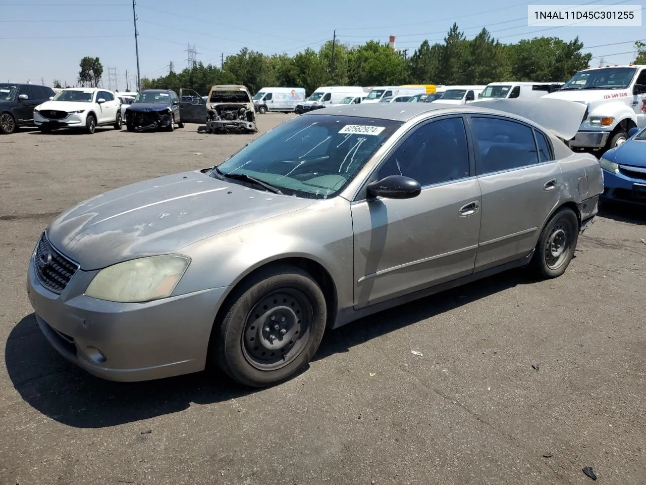 2005 Nissan Altima S VIN: 1N4AL11D45C301255 Lot: 62562924