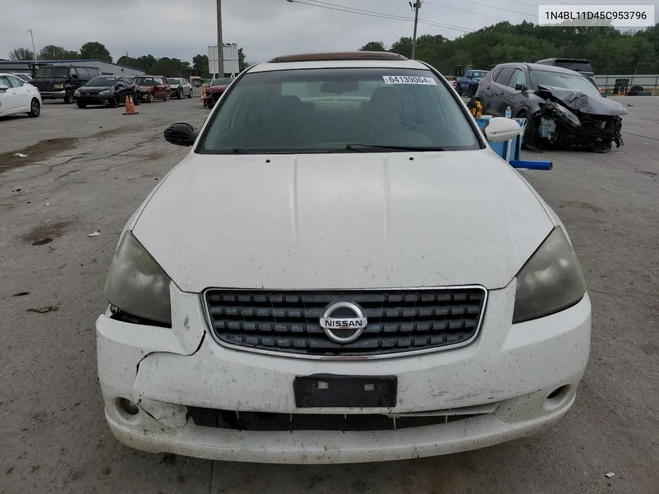 2005 Nissan Altima Se VIN: 1N4BL11D45C953796 Lot: 64139064