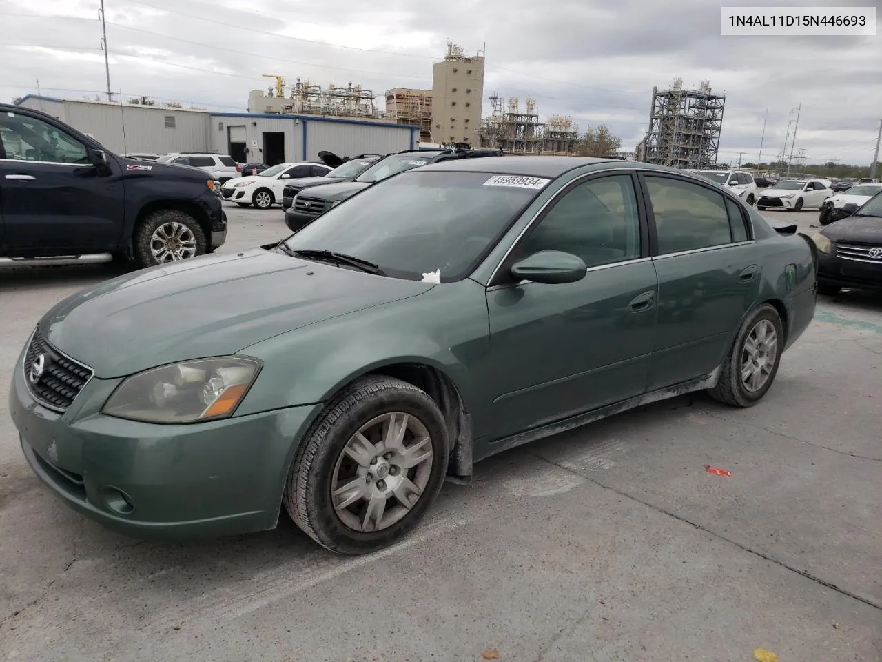 2005 Nissan Altima S VIN: 1N4AL11D15N446693 Lot: 65893334