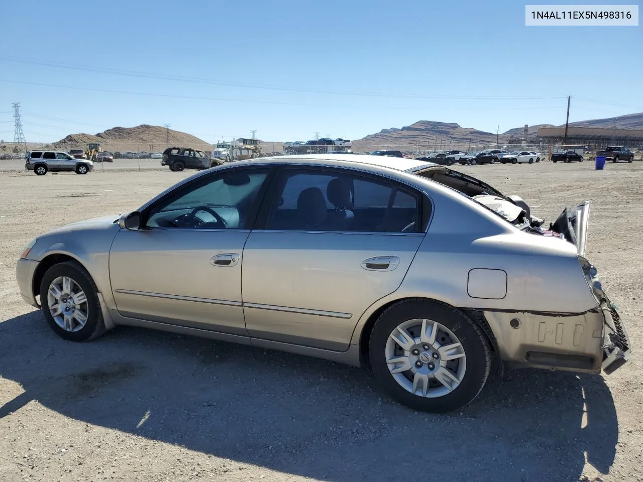 2005 Nissan Altima S VIN: 1N4AL11EX5N498316 Lot: 66567354