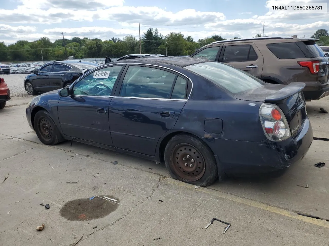 2005 Nissan Altima S VIN: 1N4AL11D85C265781 Lot: 67279294