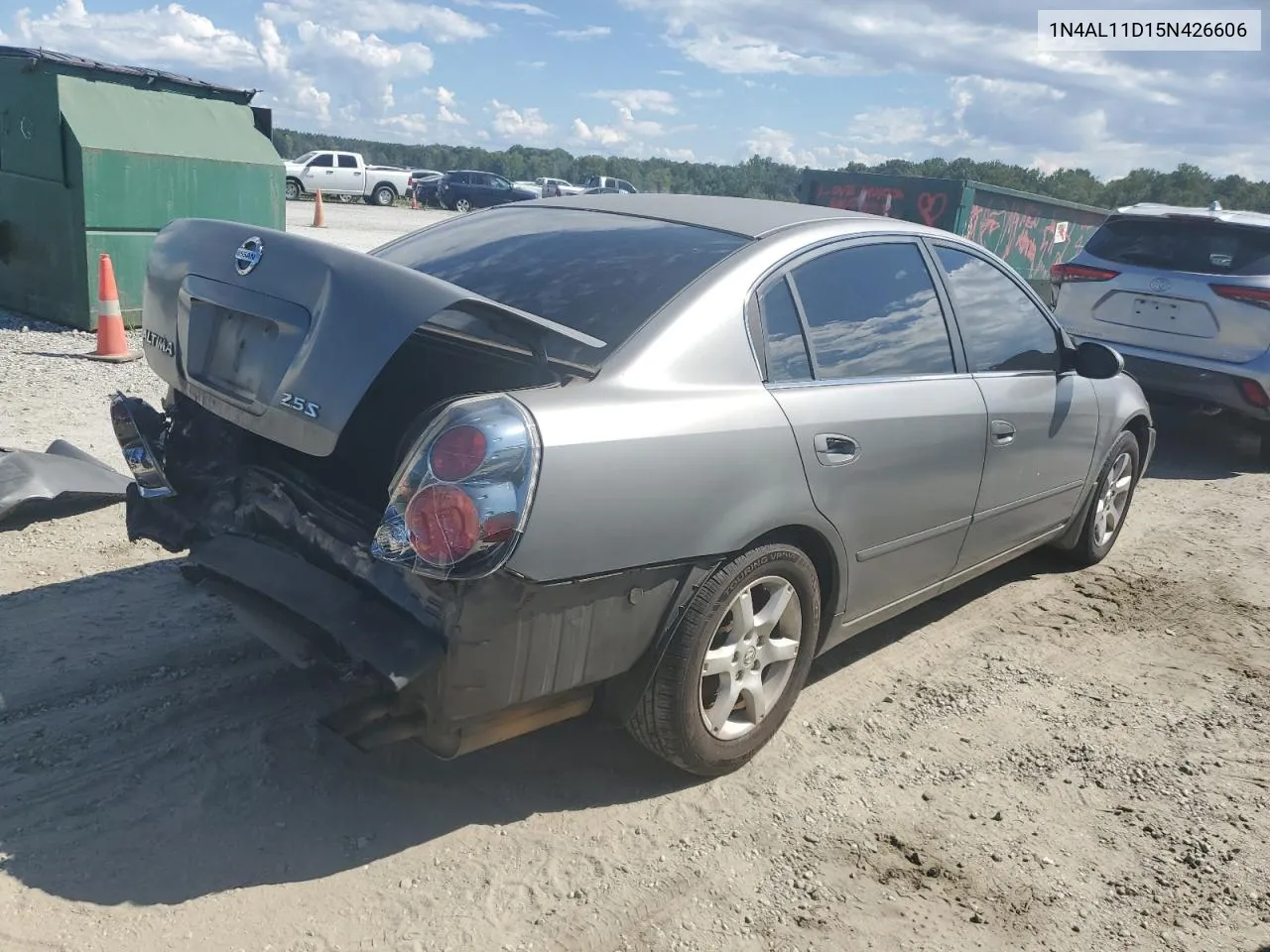 2005 Nissan Altima S VIN: 1N4AL11D15N426606 Lot: 68002184