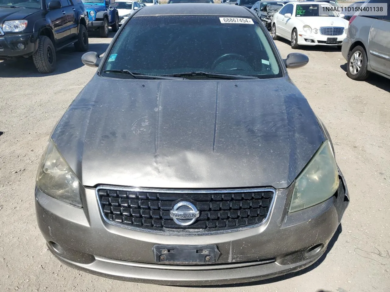 2005 Nissan Altima S VIN: 1N4AL11D15N401138 Lot: 68867454