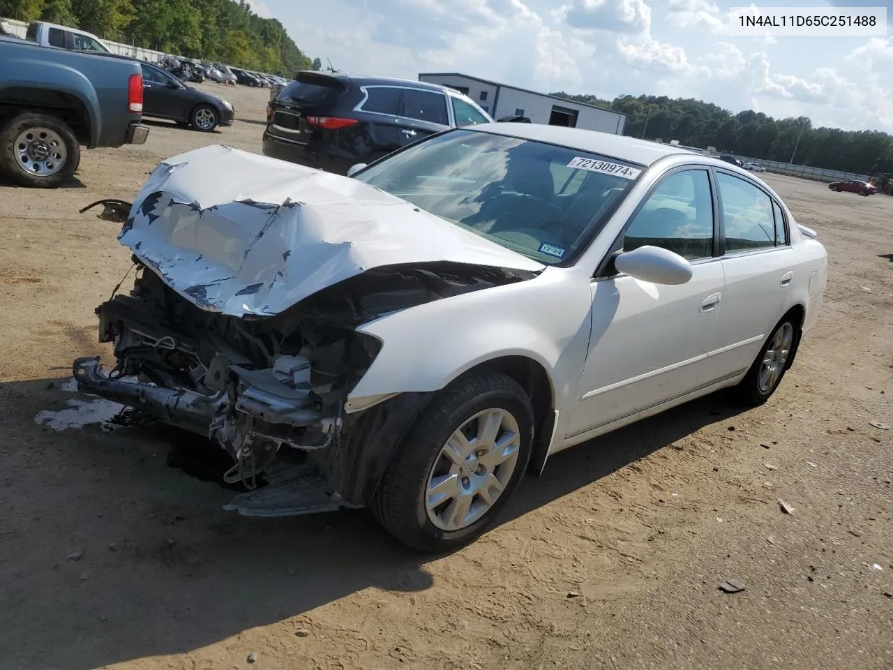 2005 Nissan Altima S VIN: 1N4AL11D65C251488 Lot: 72130974