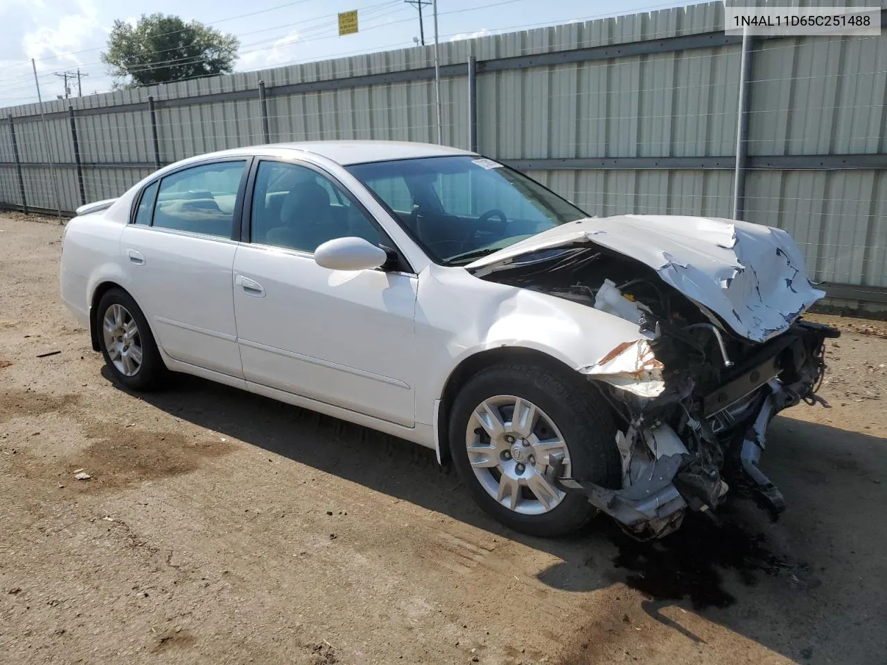 2005 Nissan Altima S VIN: 1N4AL11D65C251488 Lot: 72130974