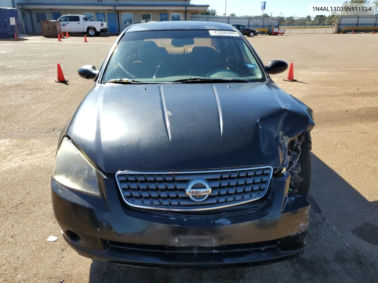 2005 Nissan Altima S VIN: 1N4AL11D35N911734 Lot: 73356344