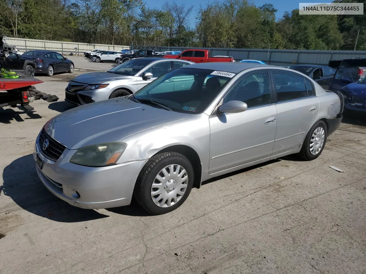 2005 Nissan Altima S VIN: 1N4AL11D75C344455 Lot: 73644464