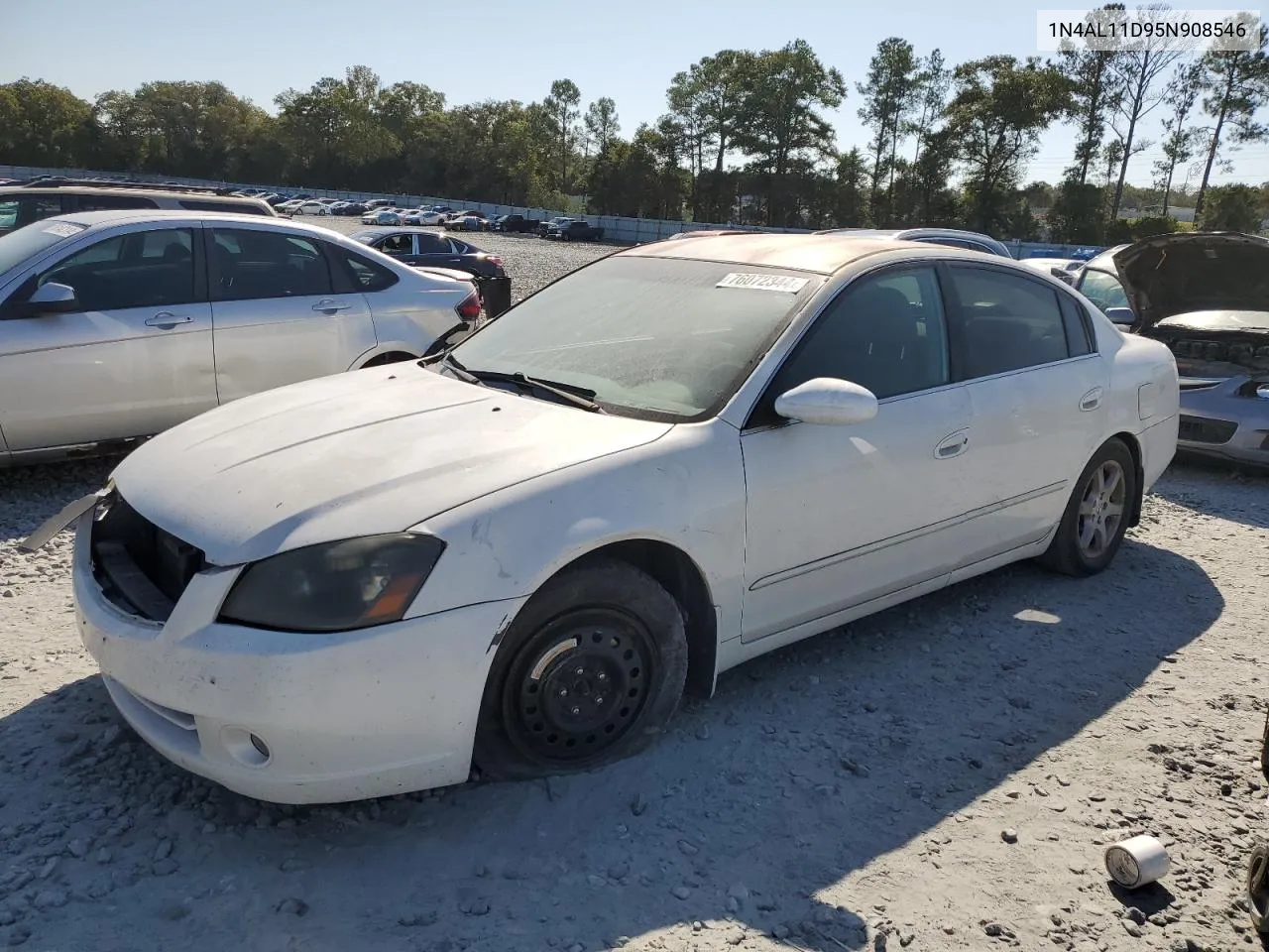 2005 Nissan Altima S VIN: 1N4AL11D95N908546 Lot: 76072344