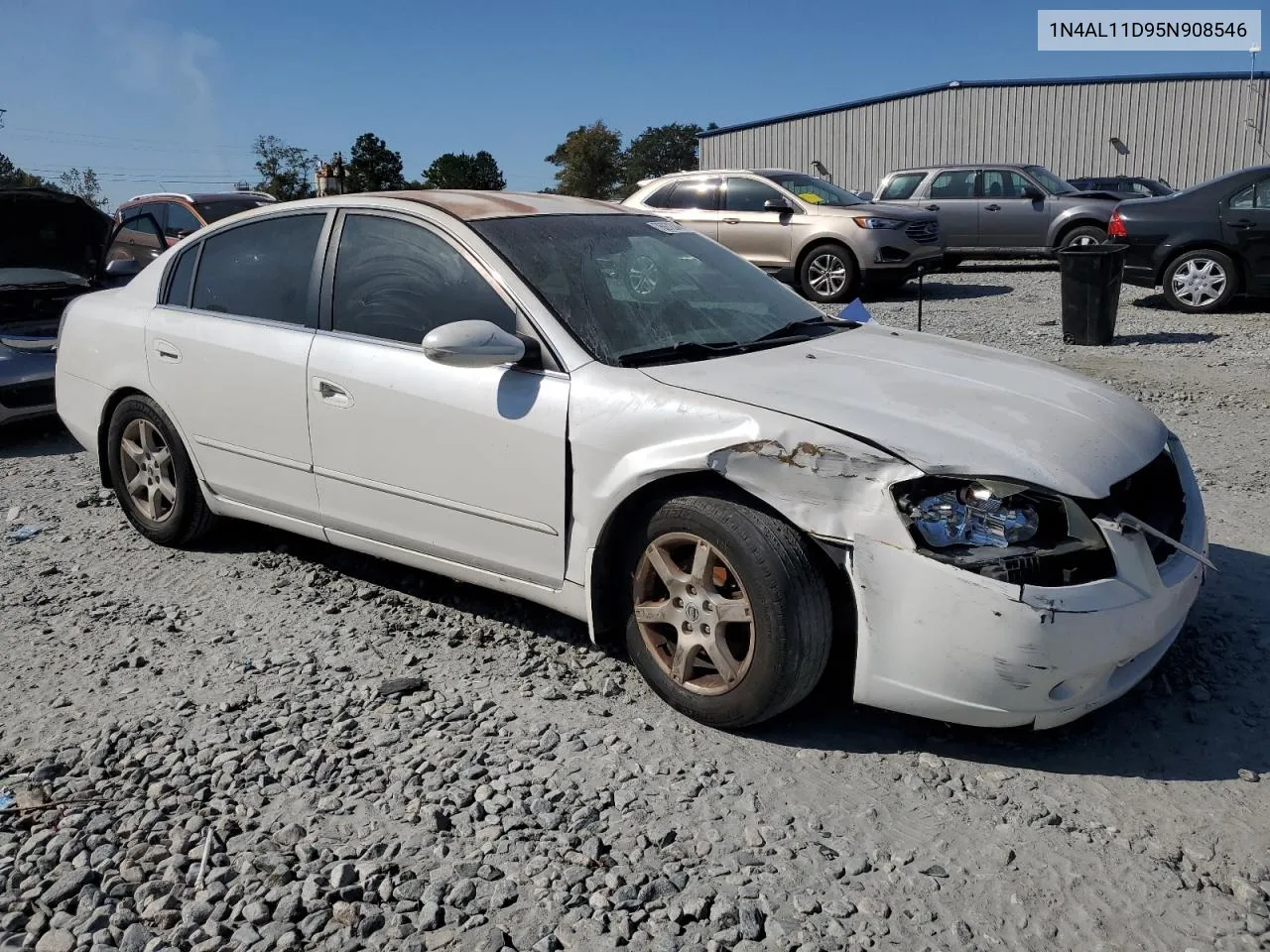 2005 Nissan Altima S VIN: 1N4AL11D95N908546 Lot: 76072344