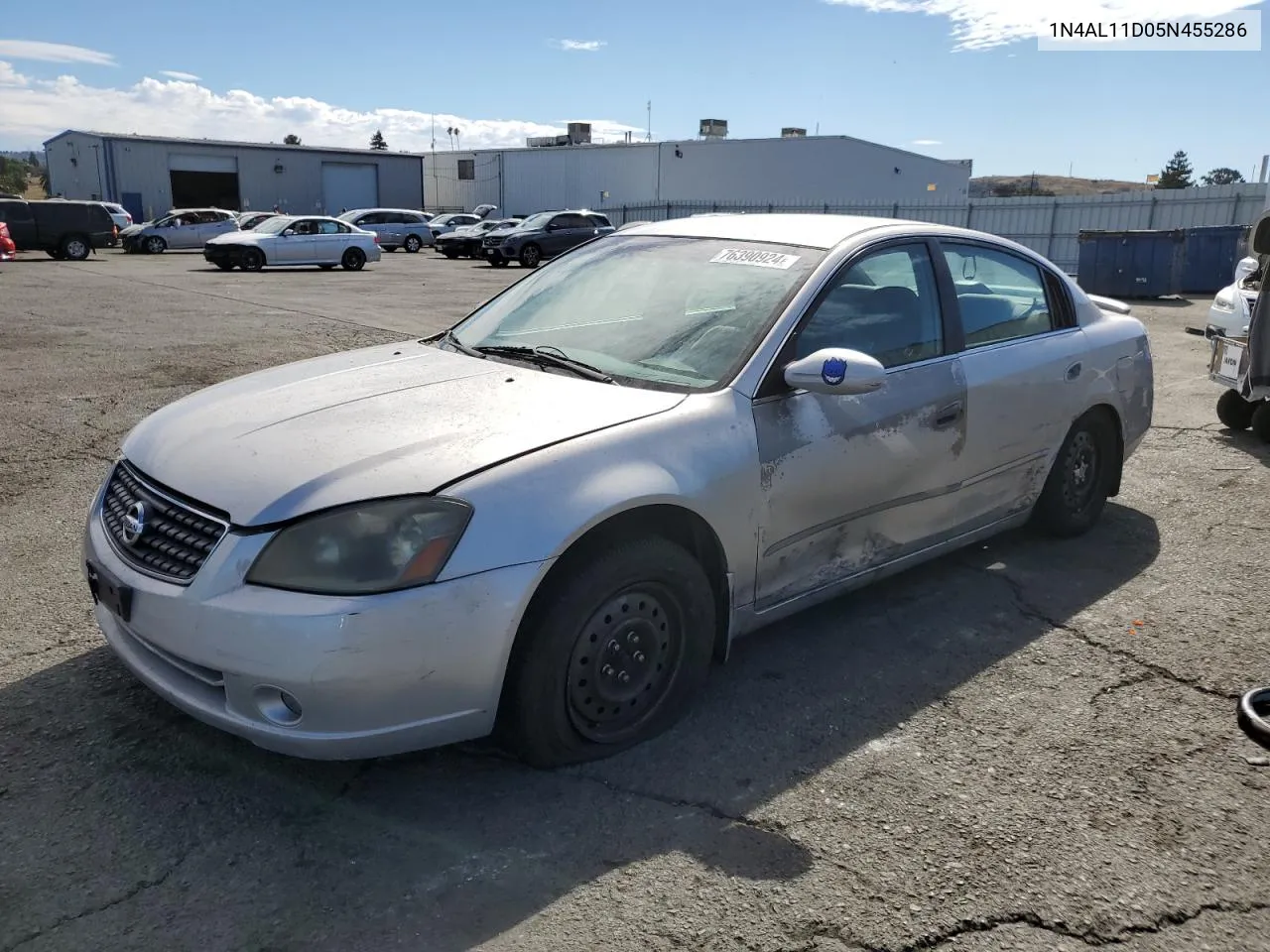 2005 Nissan Altima S VIN: 1N4AL11D05N455286 Lot: 76390924