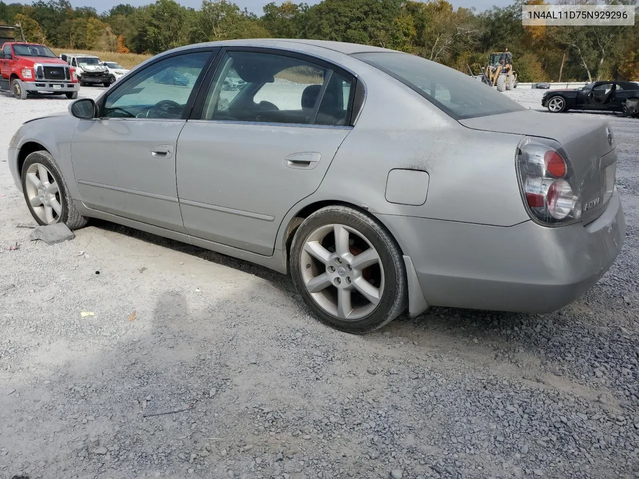 2005 Nissan Altima S VIN: 1N4AL11D75N929296 Lot: 78387664