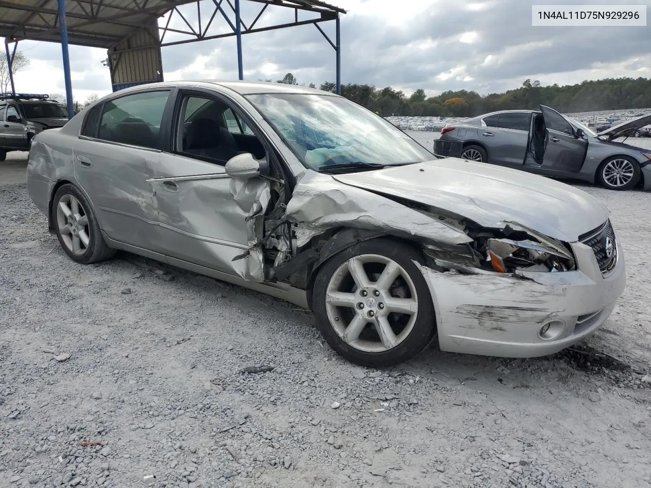 2005 Nissan Altima S VIN: 1N4AL11D75N929296 Lot: 78387664