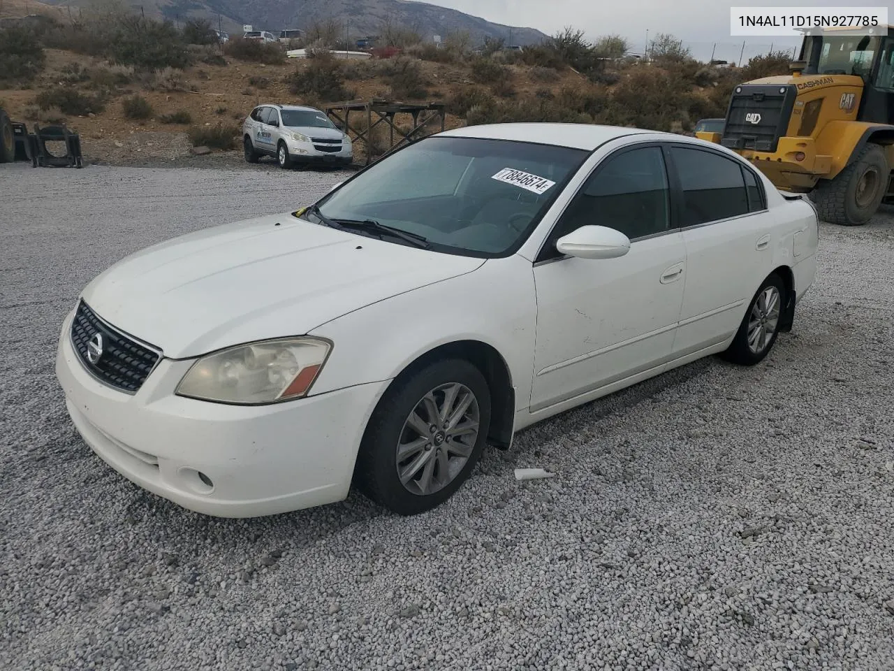 2005 Nissan Altima S VIN: 1N4AL11D15N927785 Lot: 78846674