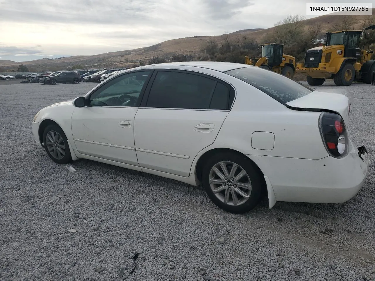 2005 Nissan Altima S VIN: 1N4AL11D15N927785 Lot: 78846674