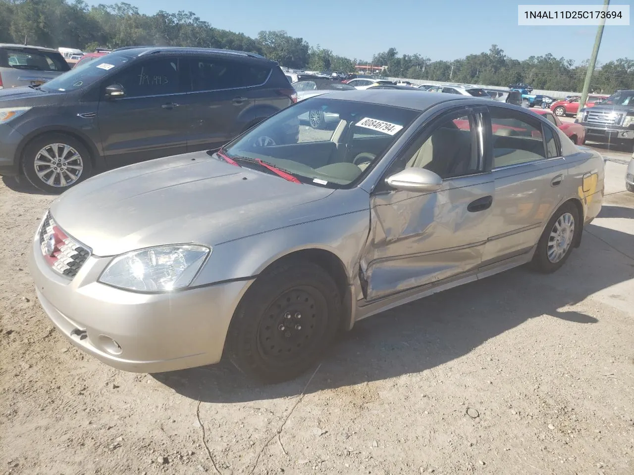 2005 Nissan Altima S VIN: 1N4AL11D25C173694 Lot: 80846794