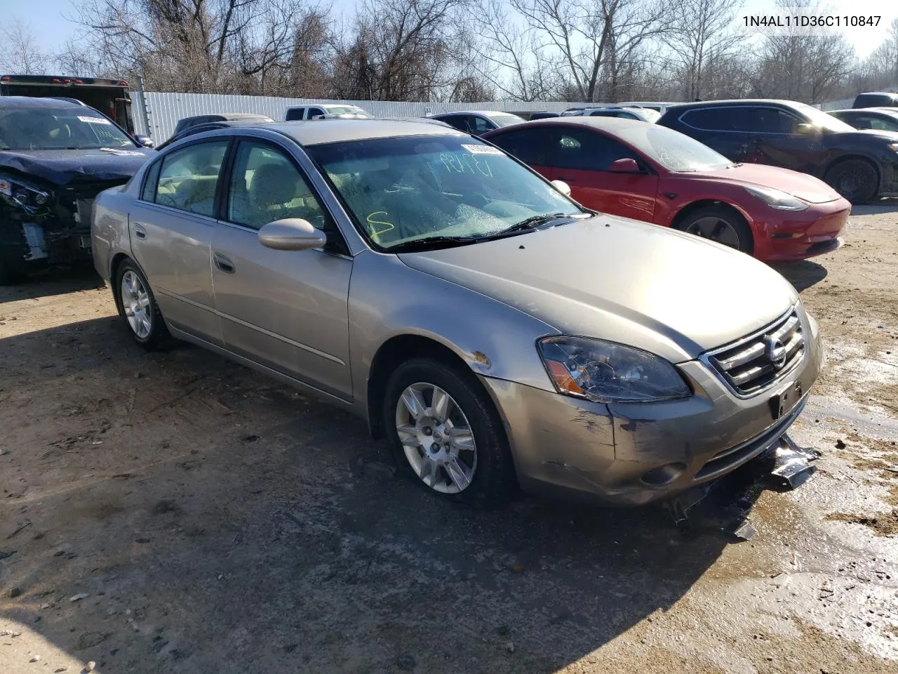 2006 Nissan Altima S VIN: 1N4AL11D36C110847 Lot: 41004604