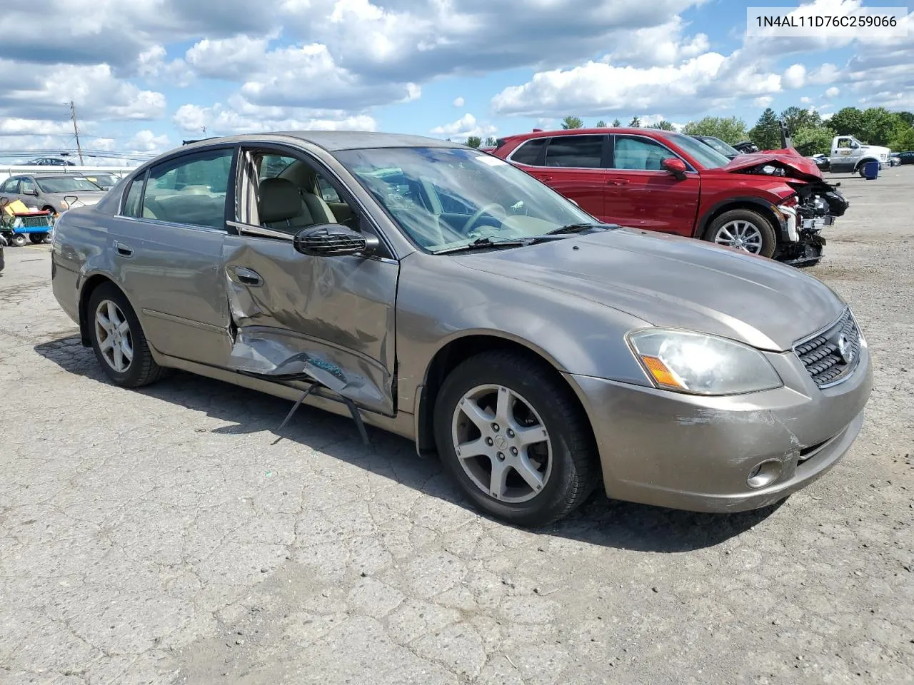 2006 Nissan Altima S VIN: 1N4AL11D76C259066 Lot: 61465934