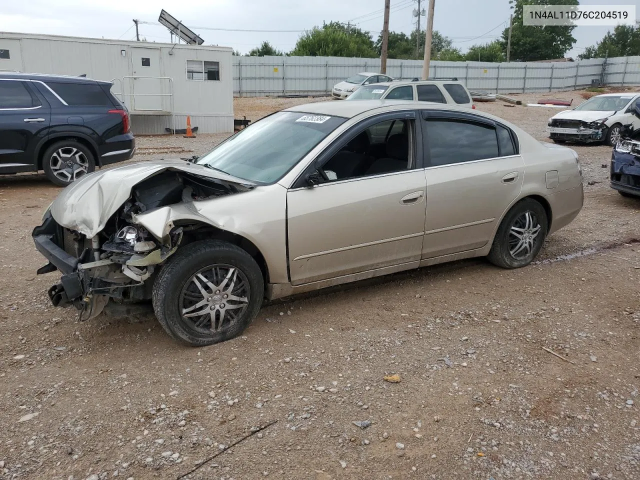 2006 Nissan Altima S VIN: 1N4AL11D76C204519 Lot: 65762384