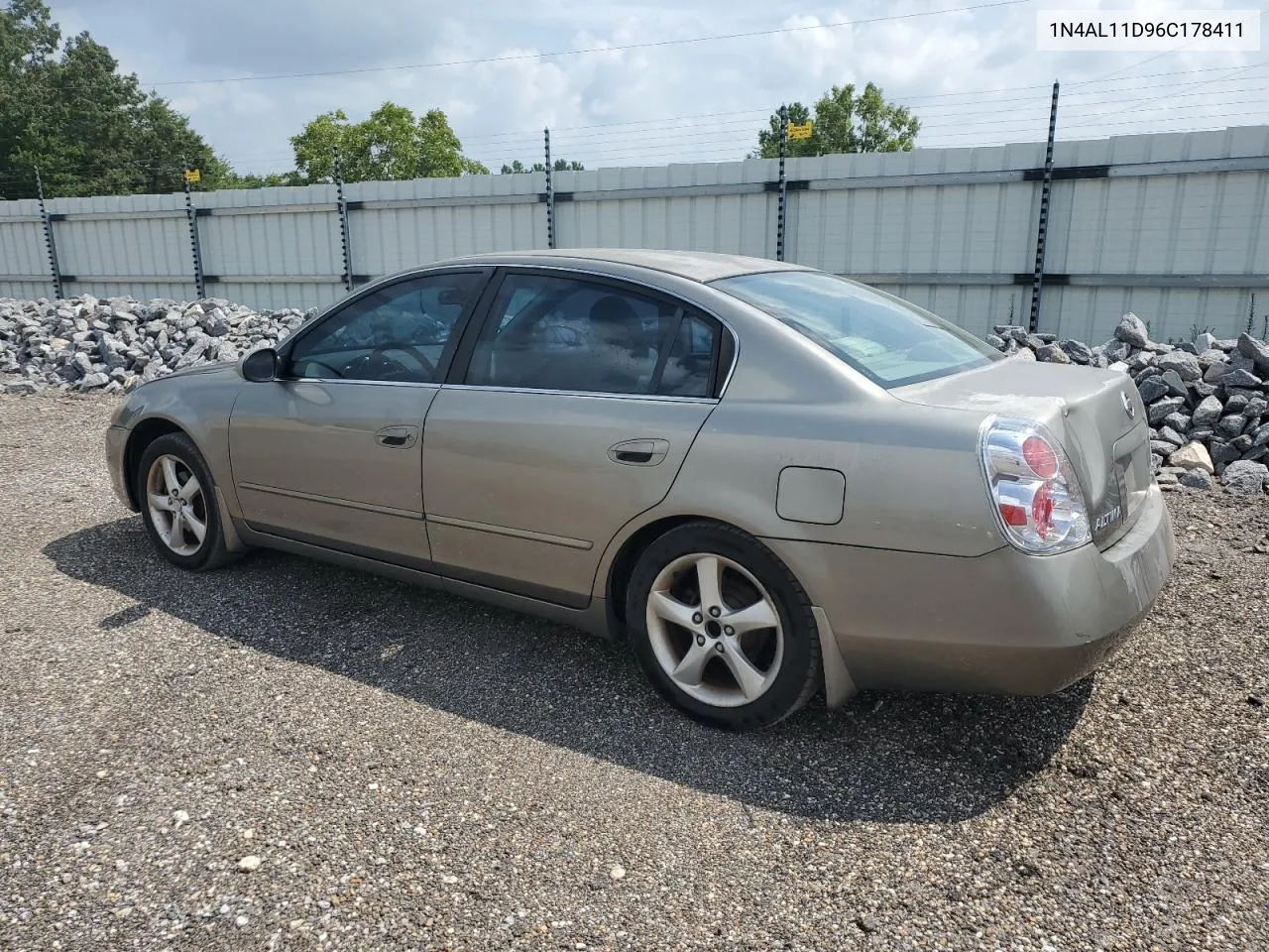 2006 Nissan Altima S VIN: 1N4AL11D96C178411 Lot: 66701314