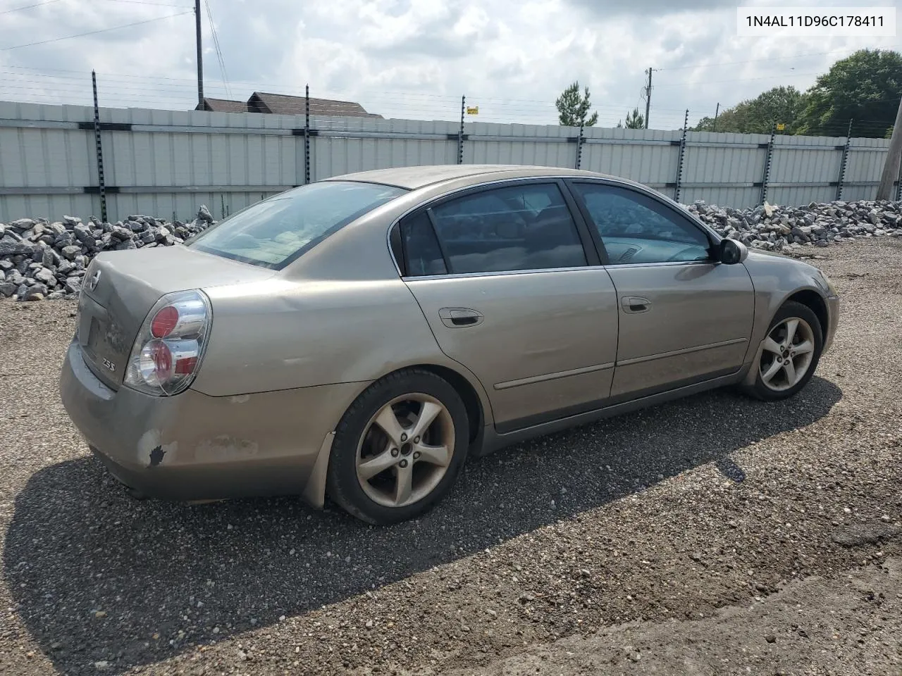 2006 Nissan Altima S VIN: 1N4AL11D96C178411 Lot: 66701314