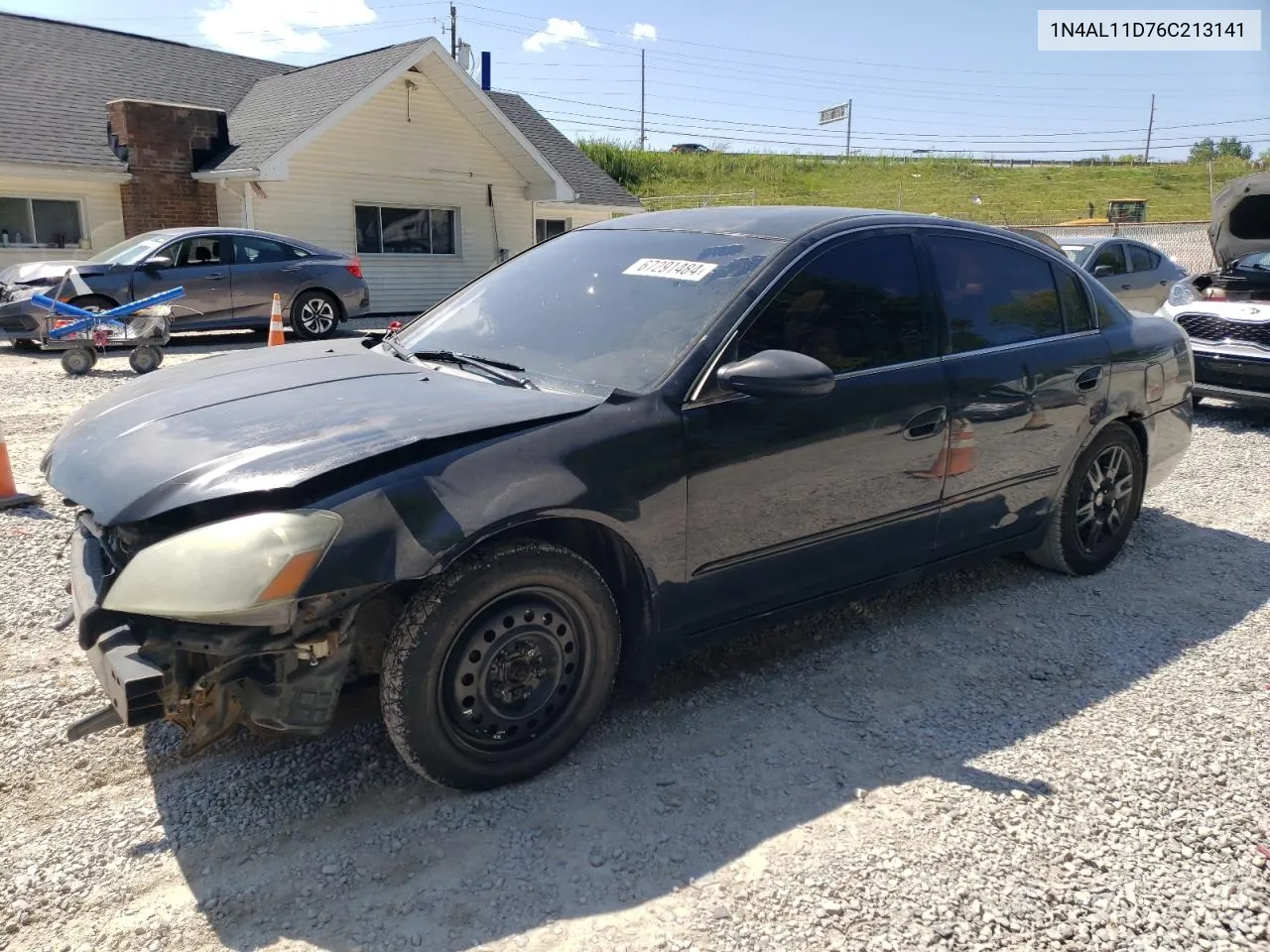 2006 Nissan Altima S VIN: 1N4AL11D76C213141 Lot: 67291484