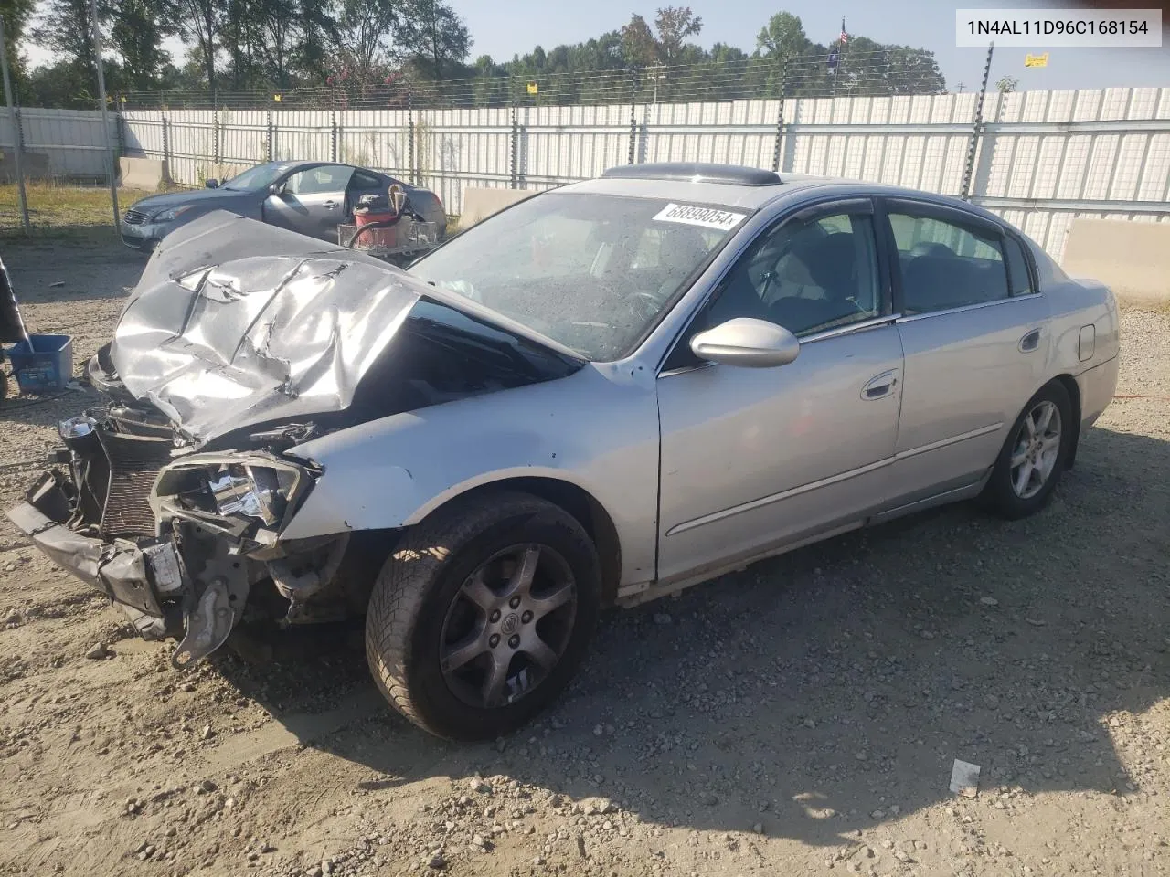 2006 Nissan Altima S VIN: 1N4AL11D96C168154 Lot: 68899054