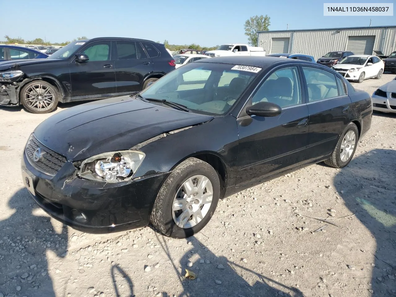 2006 Nissan Altima S VIN: 1N4AL11D36N458037 Lot: 70307984