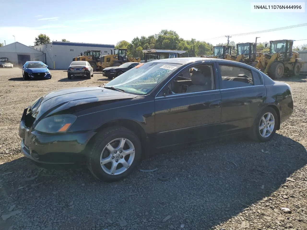 2006 Nissan Altima S VIN: 1N4AL11D76N444996 Lot: 70836924