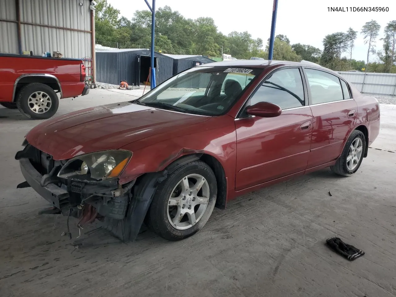 2006 Nissan Altima S VIN: 1N4AL11D66N345960 Lot: 71078924