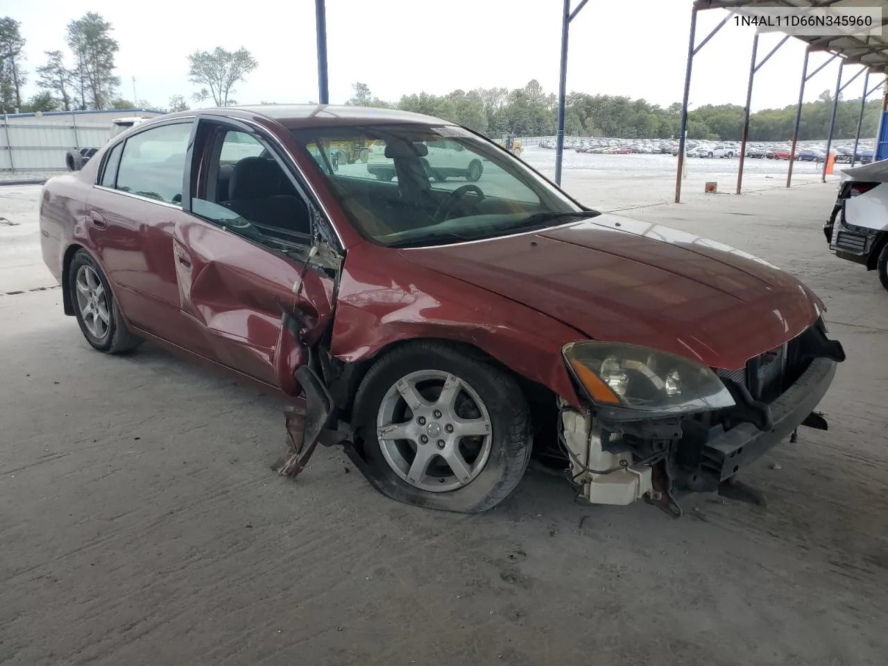 2006 Nissan Altima S VIN: 1N4AL11D66N345960 Lot: 71078924