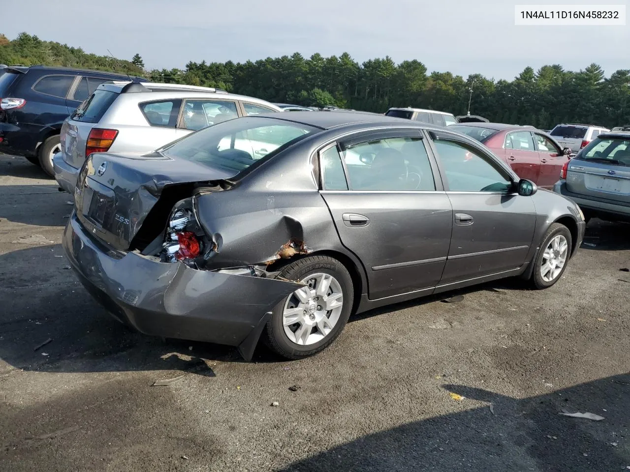 2006 Nissan Altima S VIN: 1N4AL11D16N458232 Lot: 71262914