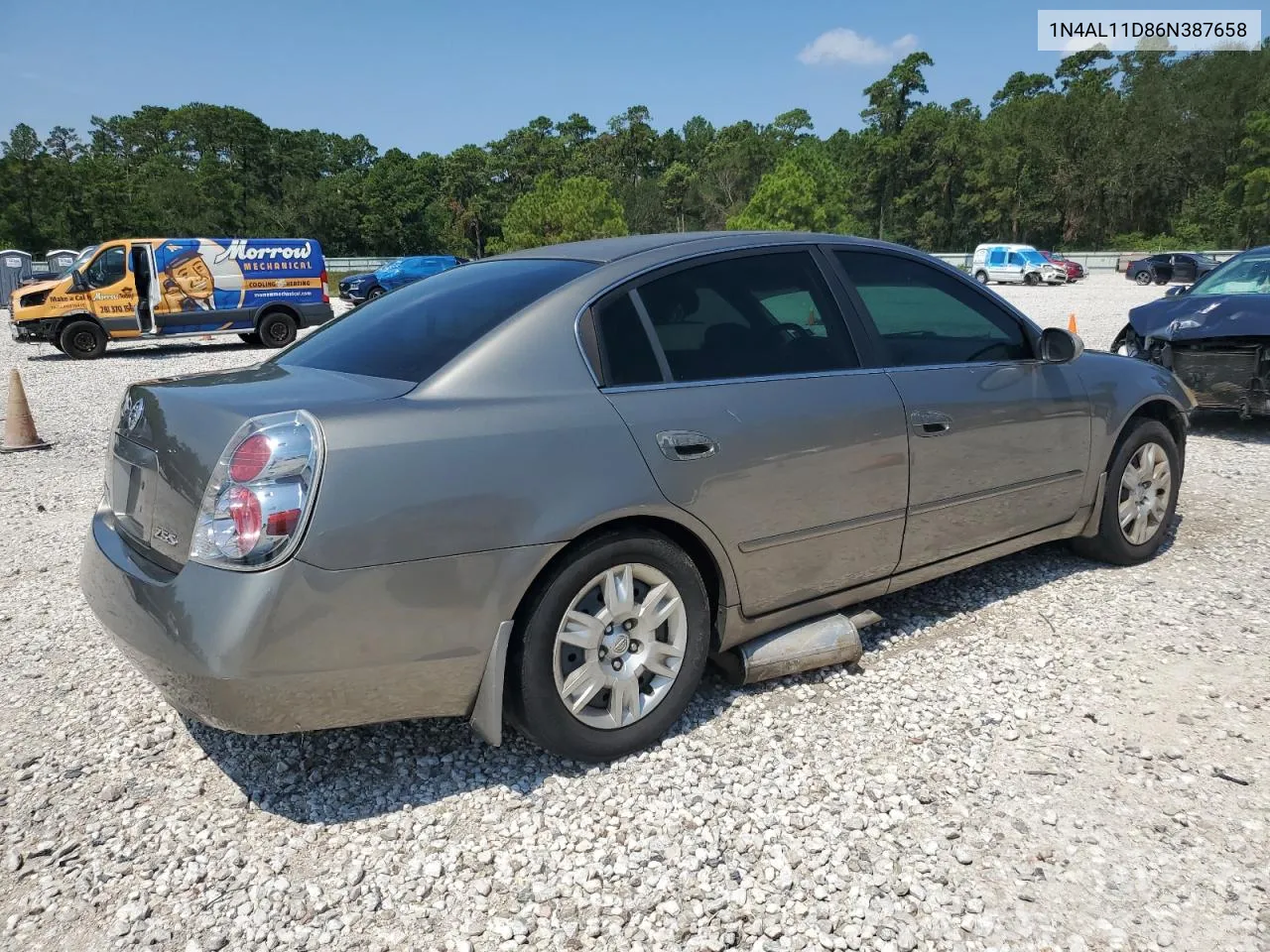 2006 Nissan Altima S VIN: 1N4AL11D86N387658 Lot: 71443434