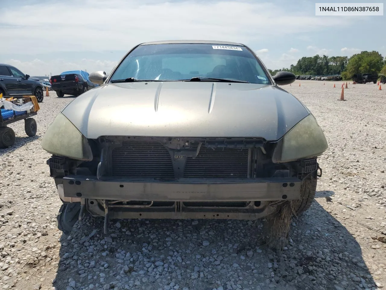 2006 Nissan Altima S VIN: 1N4AL11D86N387658 Lot: 71443434