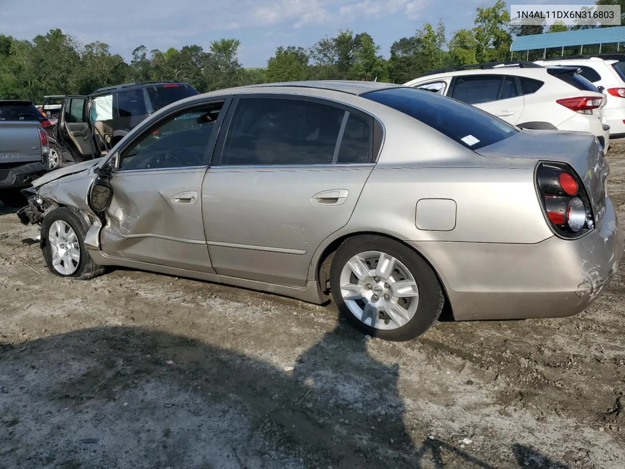 2006 Nissan Altima S VIN: 1N4AL11DX6N316803 Lot: 72003144