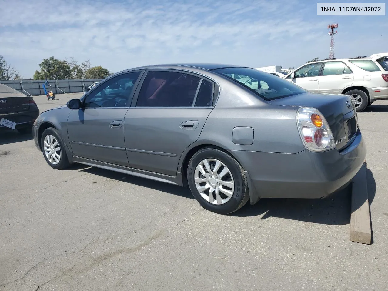 2006 Nissan Altima S VIN: 1N4AL11D76N432072 Lot: 72199074