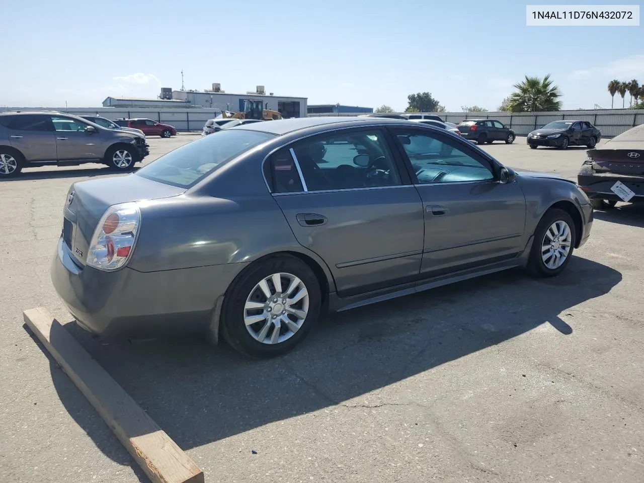 2006 Nissan Altima S VIN: 1N4AL11D76N432072 Lot: 72199074