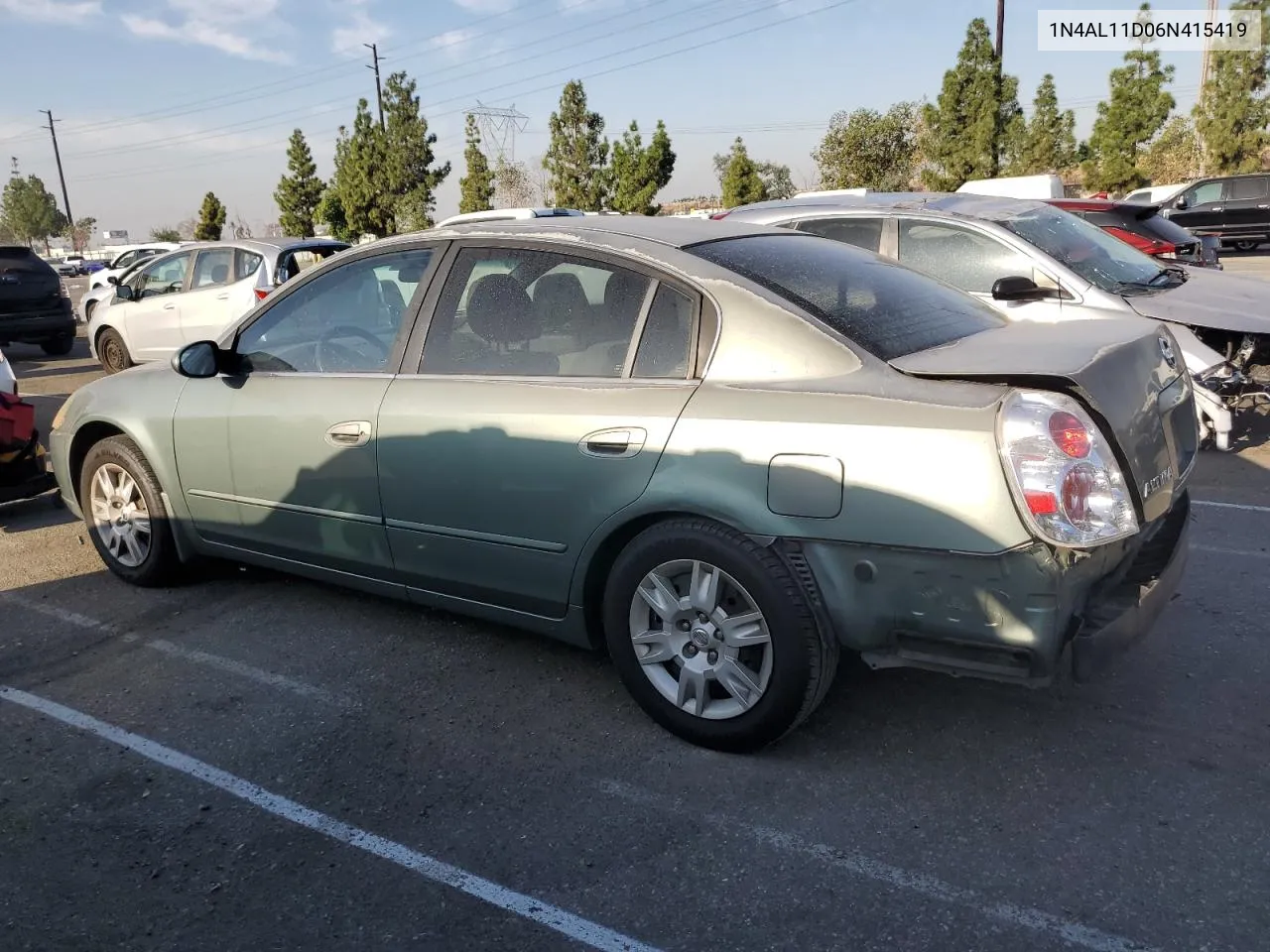 2006 Nissan Altima S VIN: 1N4AL11D06N415419 Lot: 72419584