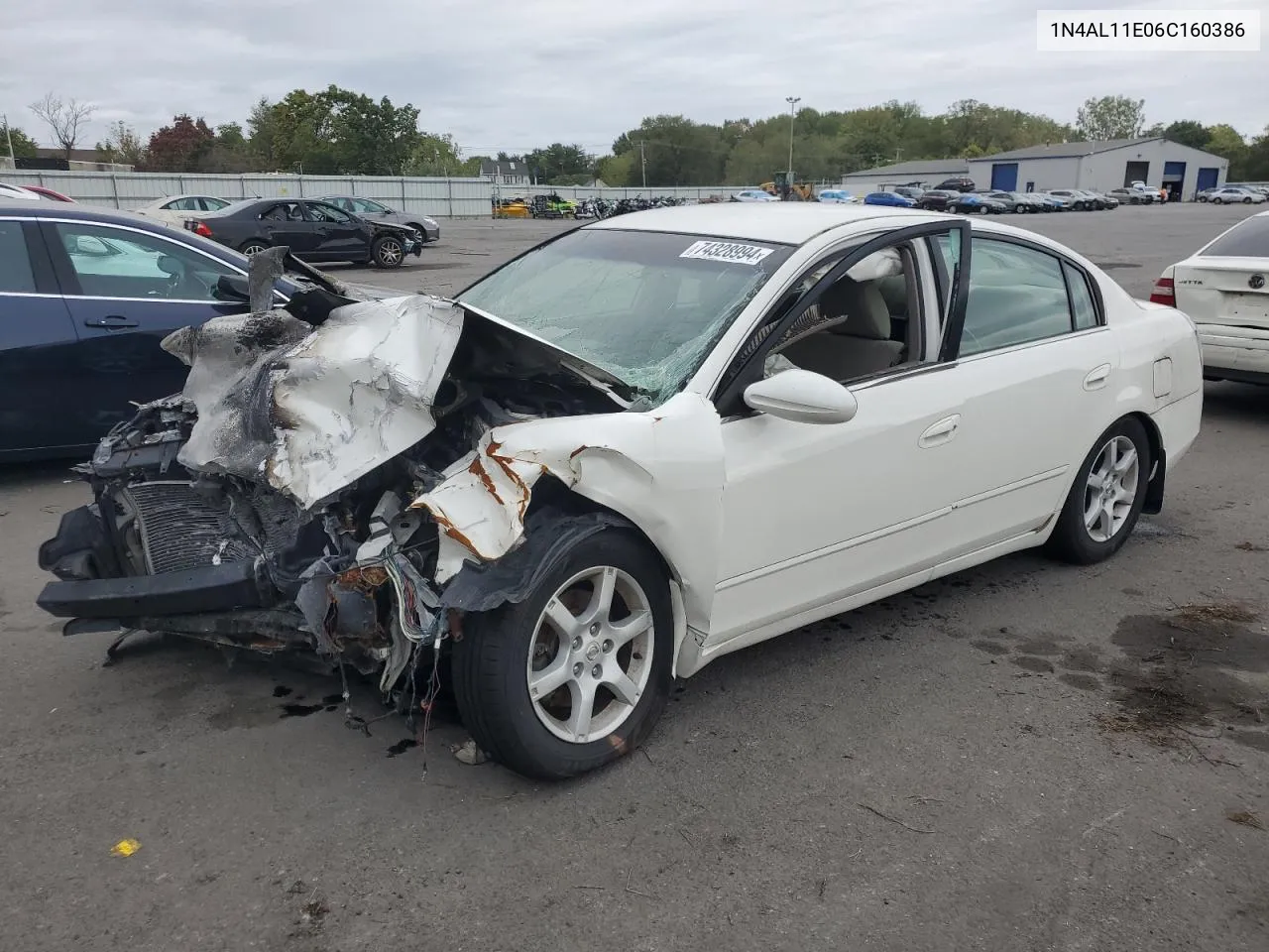 2006 Nissan Altima S VIN: 1N4AL11E06C160386 Lot: 74328994