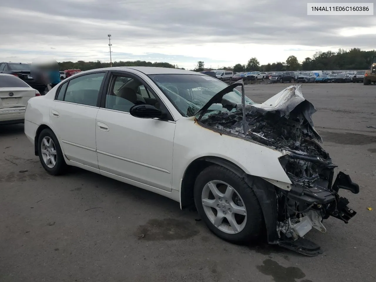 2006 Nissan Altima S VIN: 1N4AL11E06C160386 Lot: 74328994