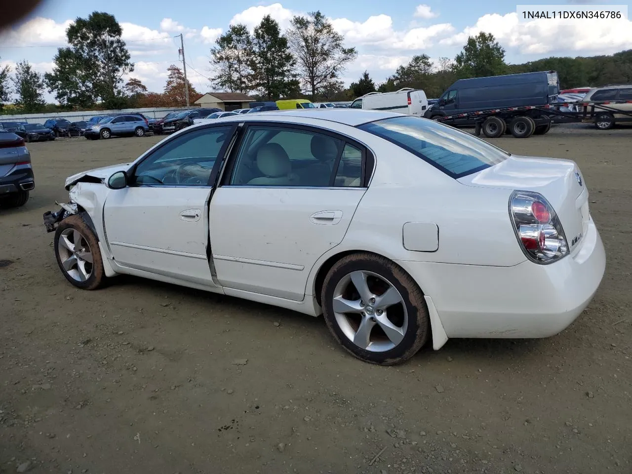 2006 Nissan Altima S VIN: 1N4AL11DX6N346786 Lot: 74956374