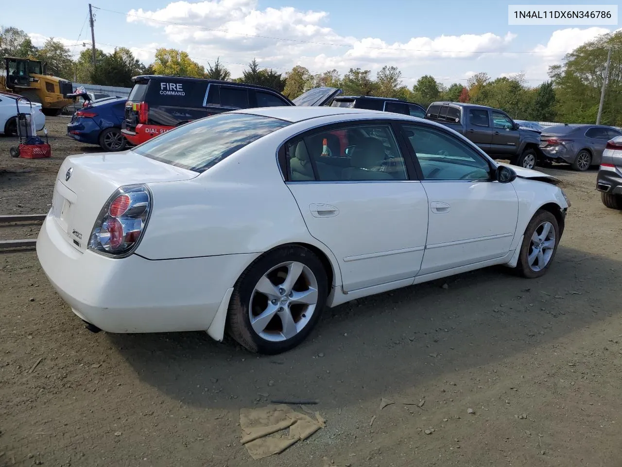 2006 Nissan Altima S VIN: 1N4AL11DX6N346786 Lot: 74956374