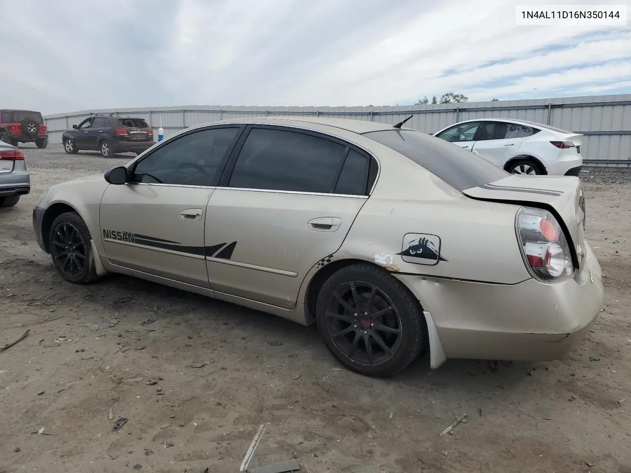 2006 Nissan Altima S VIN: 1N4AL11D16N350144 Lot: 75798884