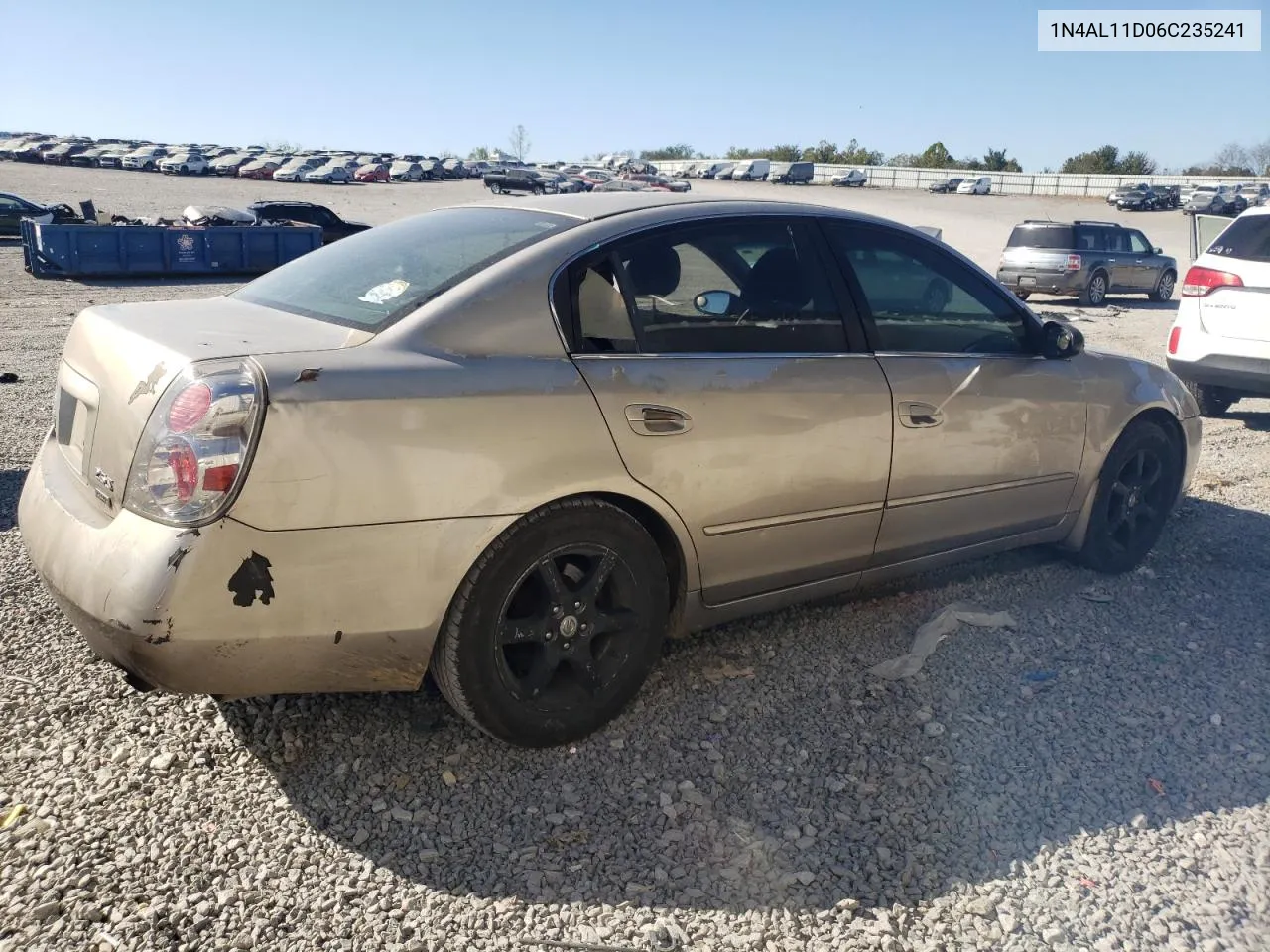 2006 Nissan Altima S VIN: 1N4AL11D06C235241 Lot: 76561274