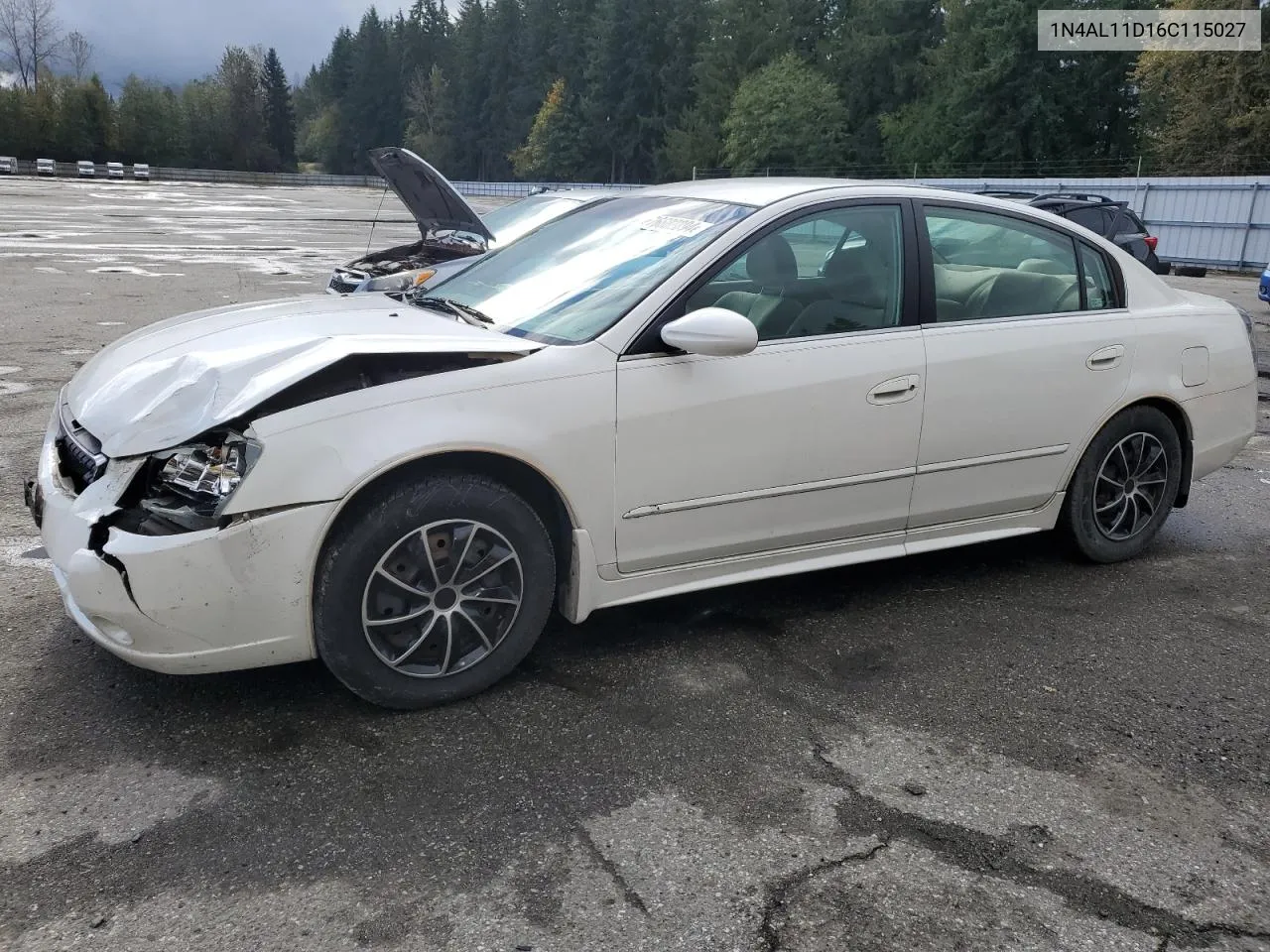 2006 Nissan Altima S VIN: 1N4AL11D16C115027 Lot: 76602894