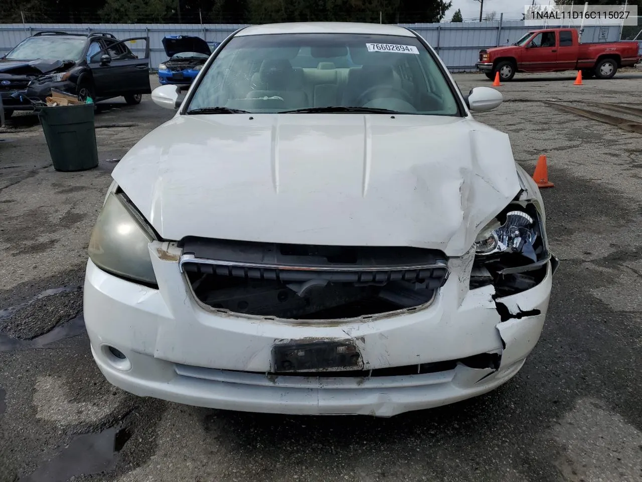 2006 Nissan Altima S VIN: 1N4AL11D16C115027 Lot: 76602894