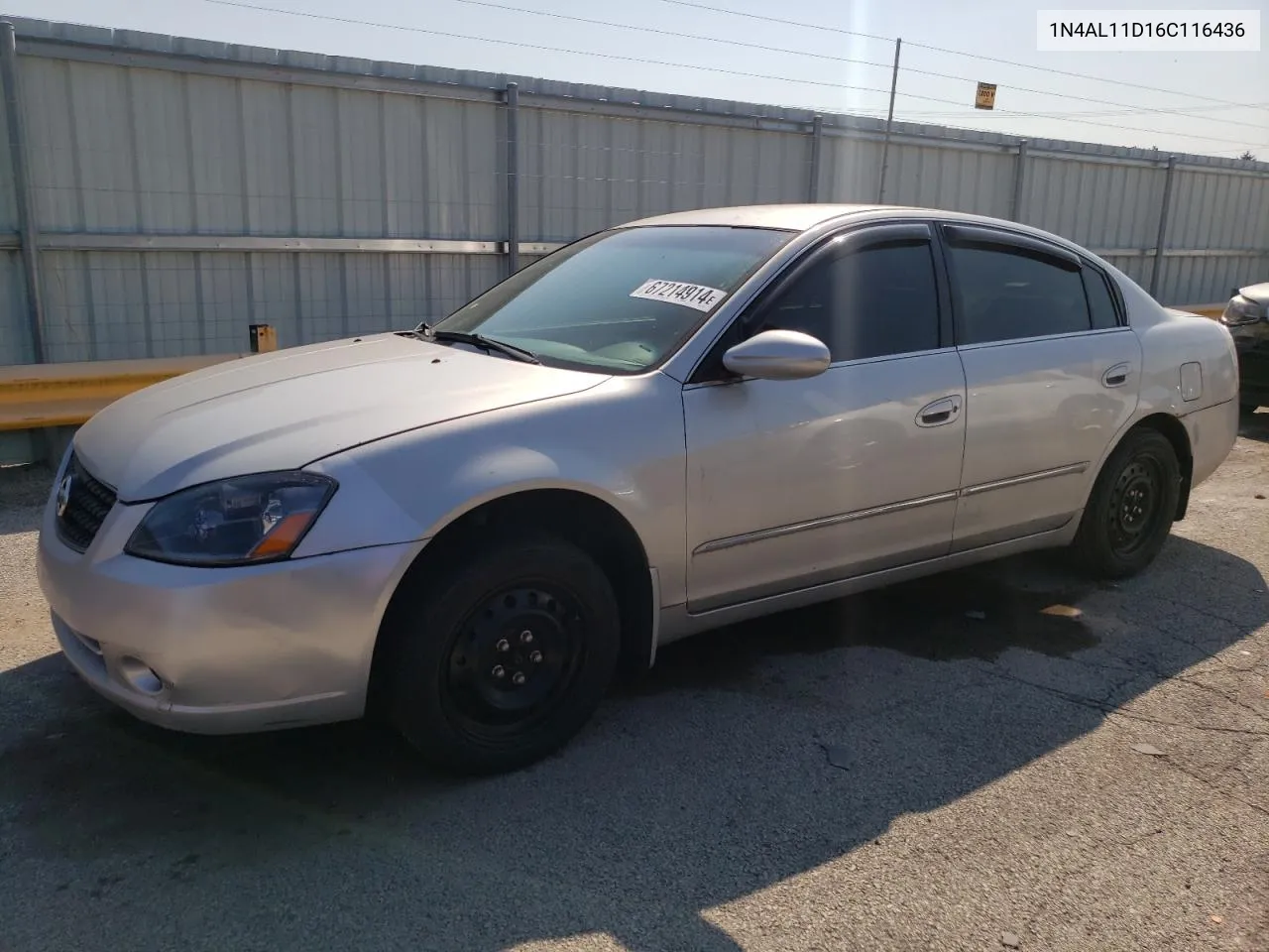 2006 Nissan Altima S VIN: 1N4AL11D16C116436 Lot: 76880524