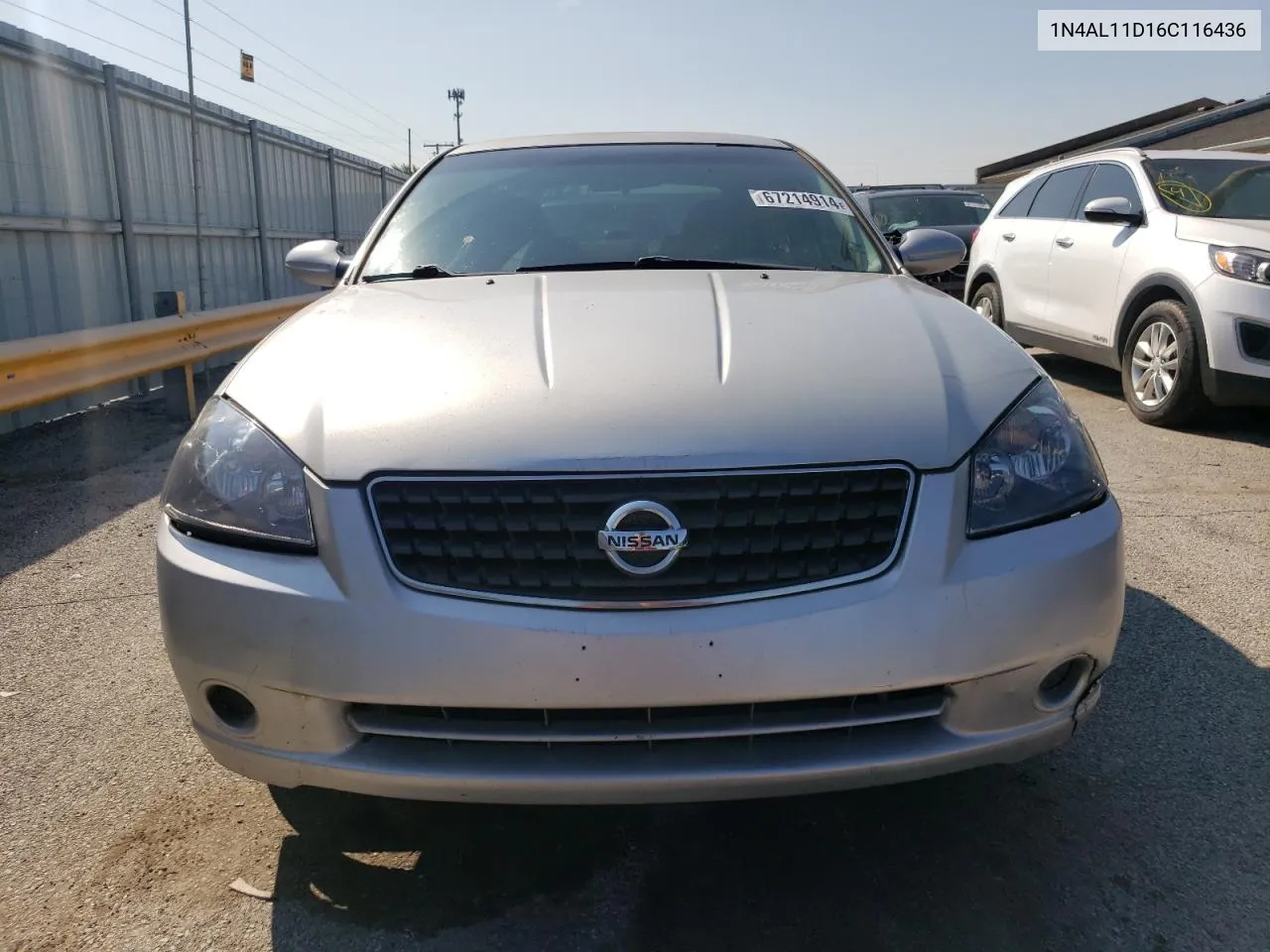 2006 Nissan Altima S VIN: 1N4AL11D16C116436 Lot: 76880524