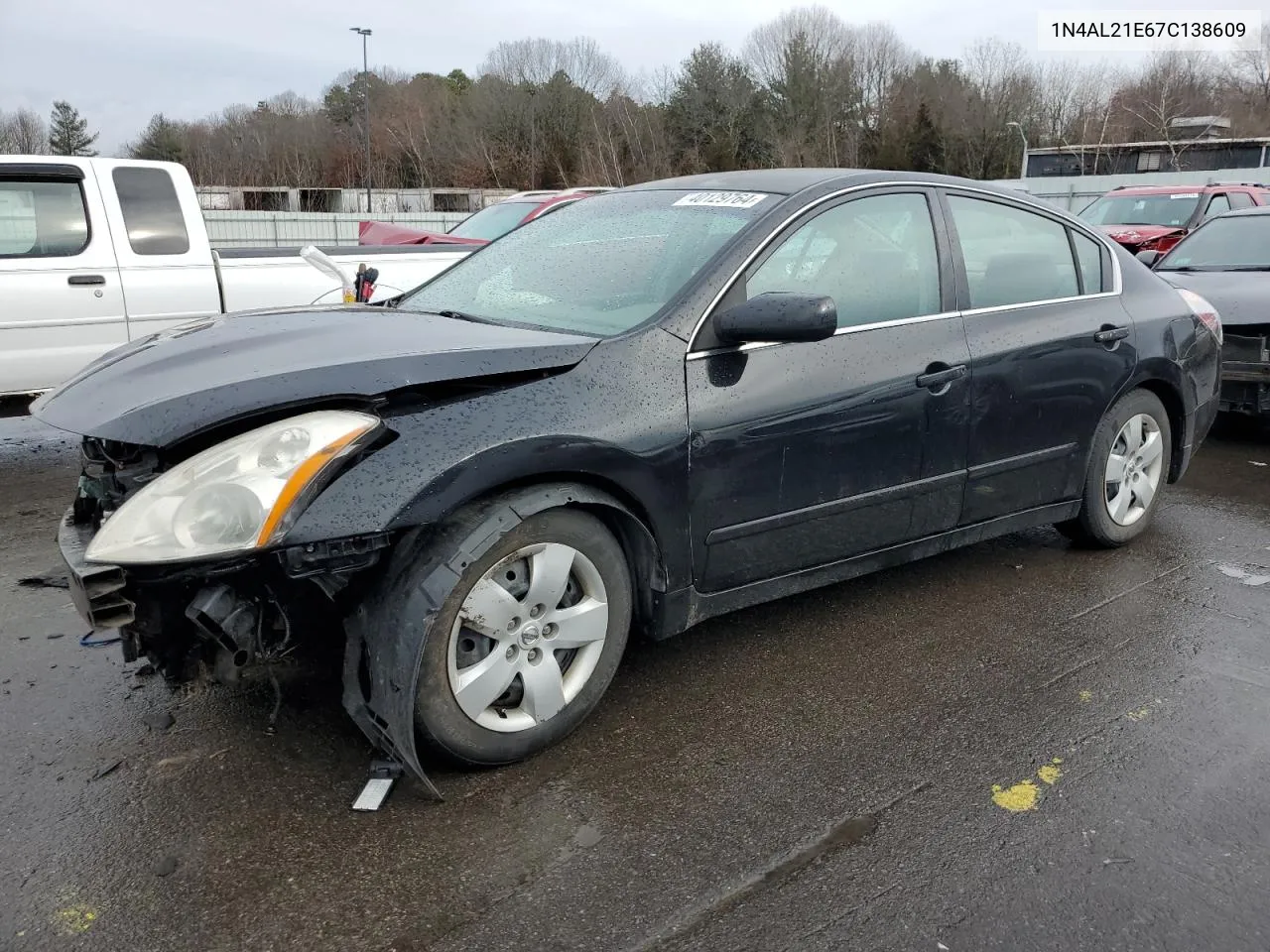 2007 Nissan Altima 2.5 VIN: 1N4AL21E67C138609 Lot: 40129764