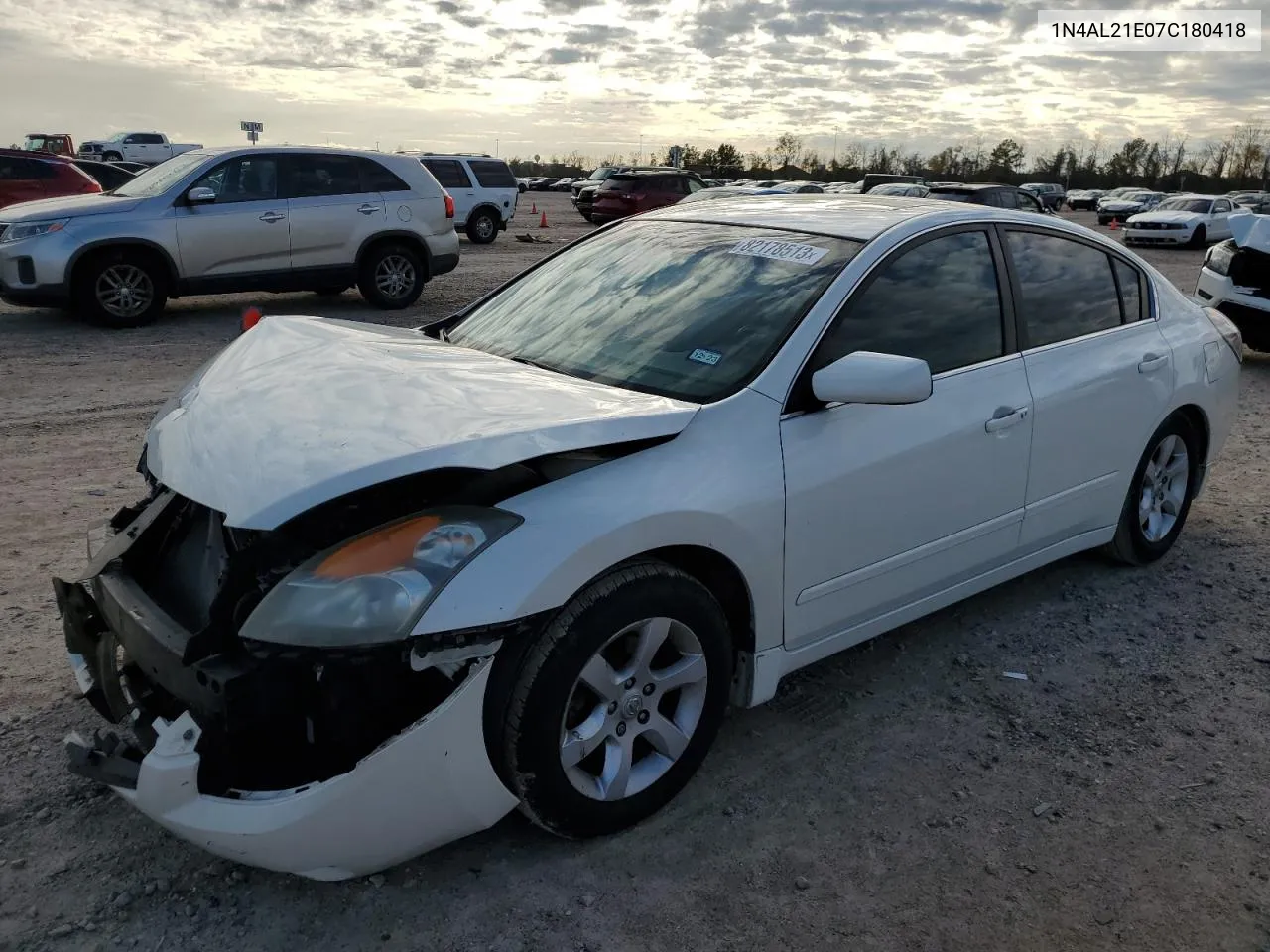 2007 Nissan Altima 2.5 VIN: 1N4AL21E07C180418 Lot: 43453064